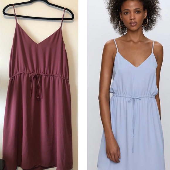 Babaton Dresses & Skirts - BABATON CASIMIR SLEEVELESS FLOWY DRESS DUSTY ROSE SIZE LARGE LIKE NEW ARITZIA